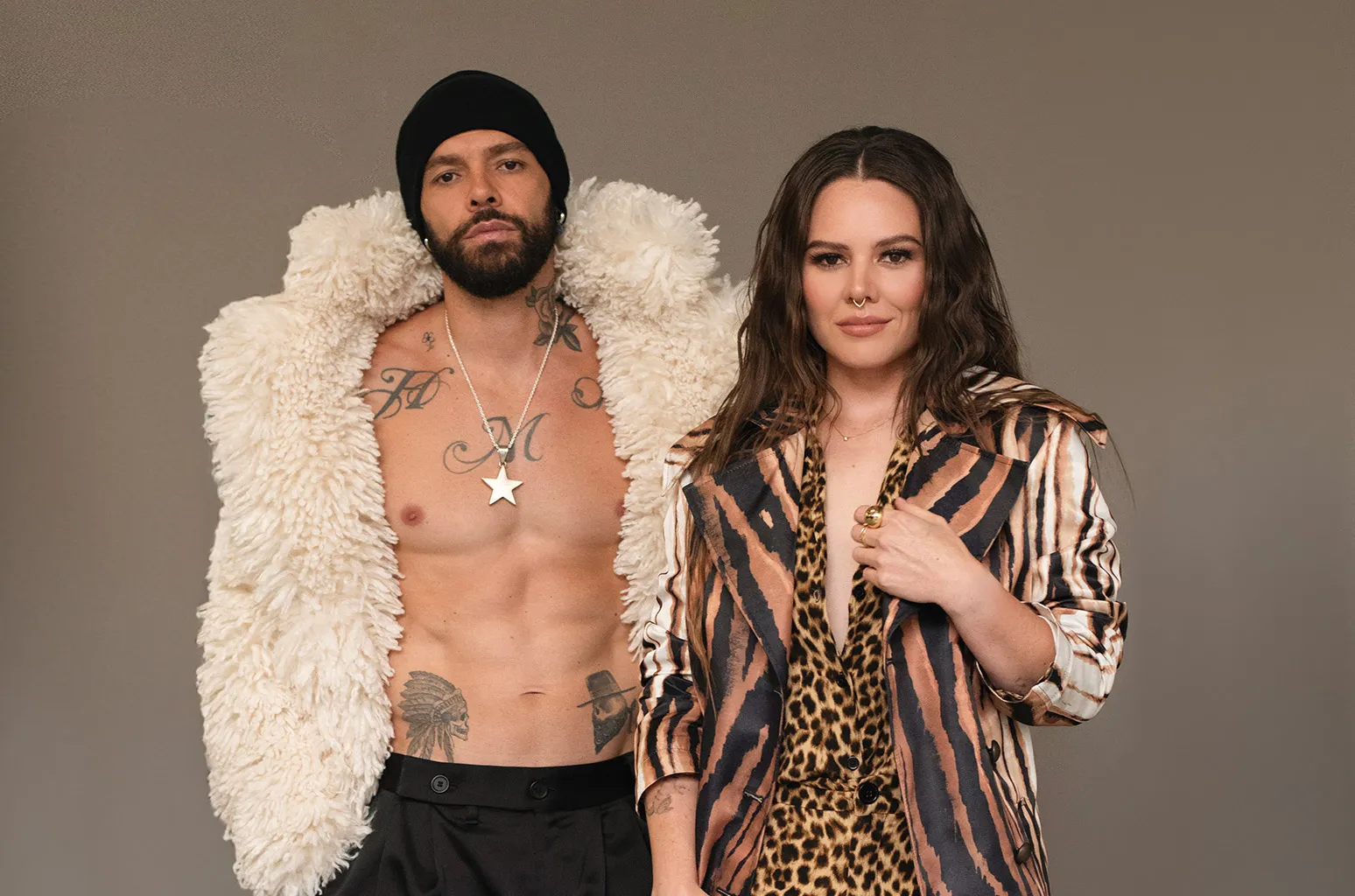 Joy y Jesse Huerta, hermanos cantantes, compositores e integrantes del duo Jesse & Joy.