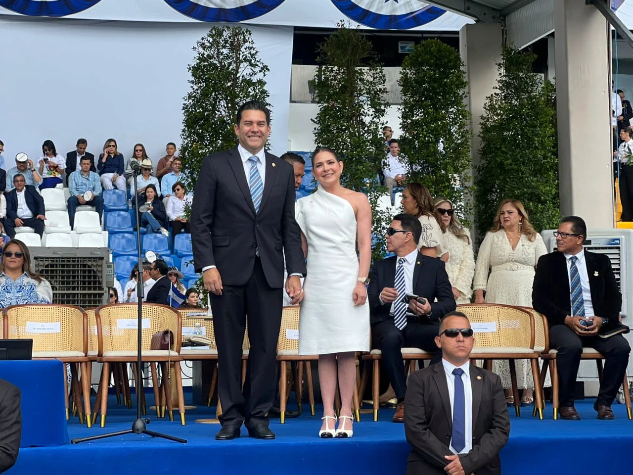 Paola Rubí, esposa del alcalde del Distrito Central, Juan Diego Zelaya.