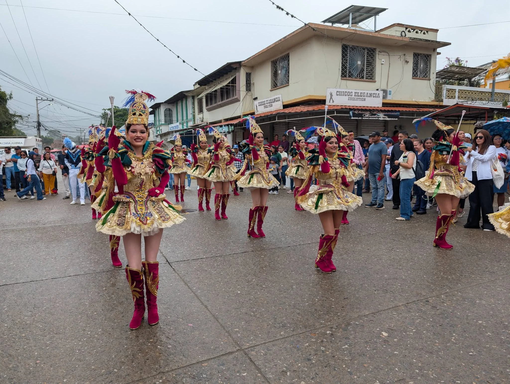 Cuadro de palillonas del Instituto Cosme García de Danlí, El Paraíso.