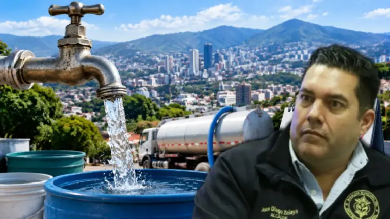 Imagen Principal de Nota: Desde cuándo el agua potable llegará cada 12 días en Tegucigalpa: esto anunció Juan Diego Zelaya