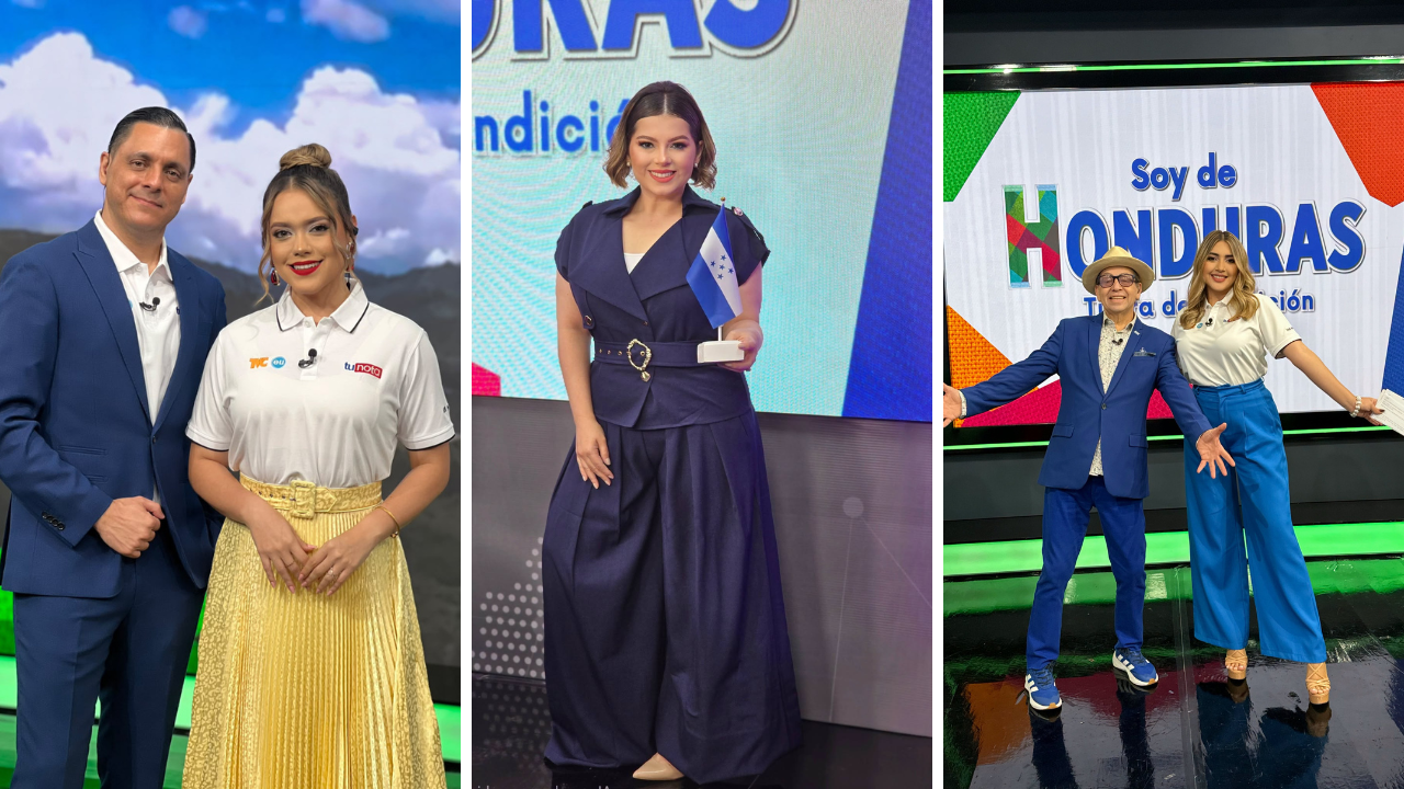 Así lucieron las presentadoras y talentos de TVC en la celebración del 15 de septiembre