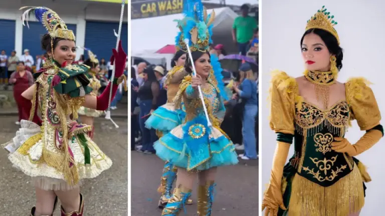Moda, tradición y patria: así nacen los vestidos de las palillonas de Danlí