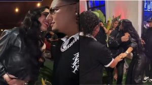 Imagen de Davis Flow y Emma Coronel se encuentran en fiesta y generan revuelo en redes