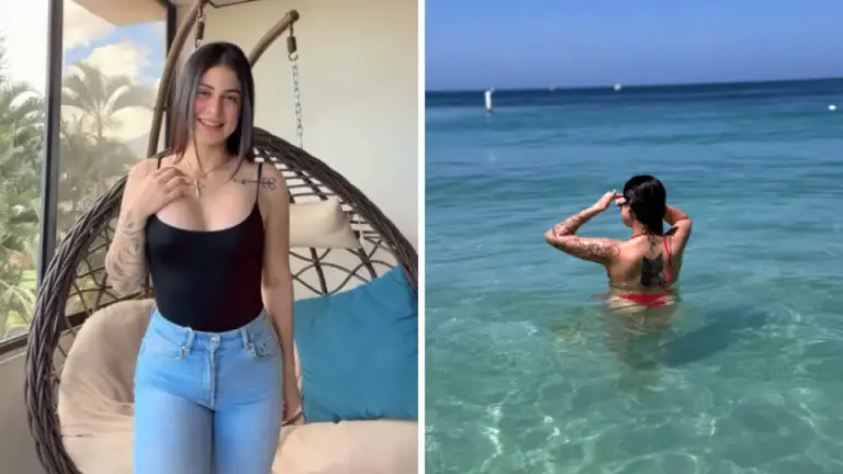 Imagen Principal de Nota: La tiktoker Lorjia presume sus vacaciones en Roatán con espectacular bikini