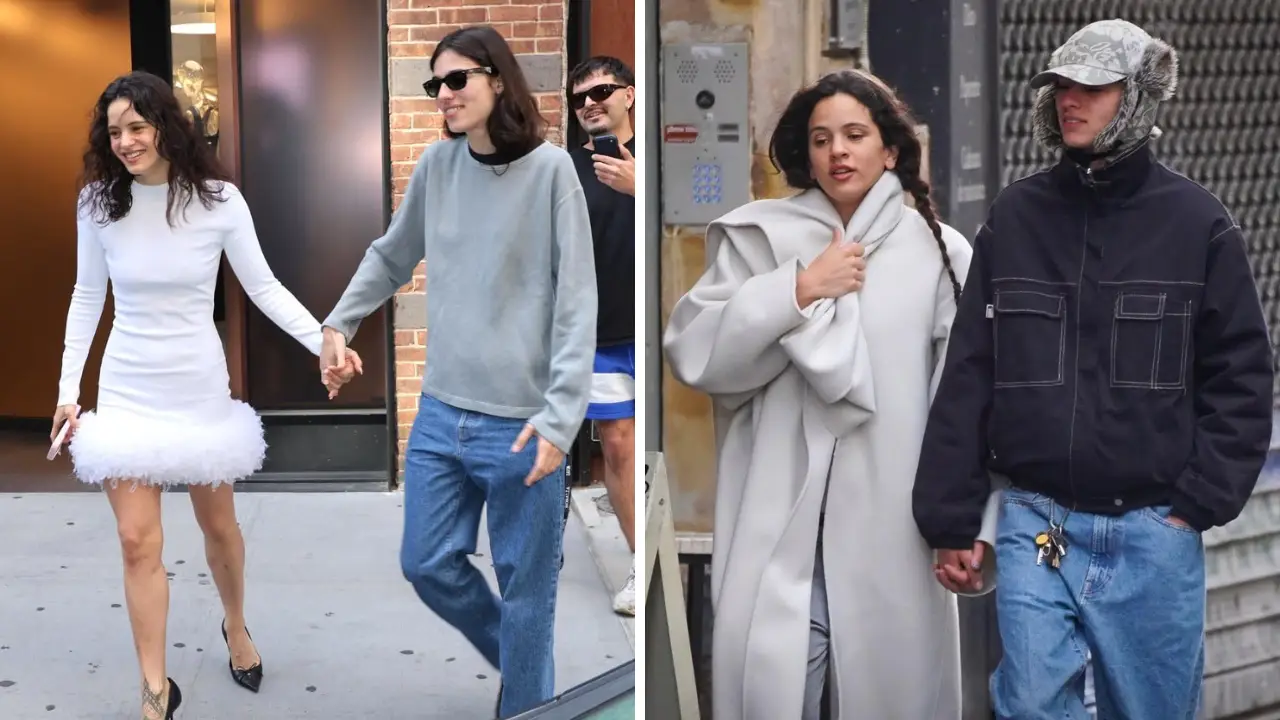 Rosalía y Loli Bahia sorprenden con su primer beso público en Nueva York