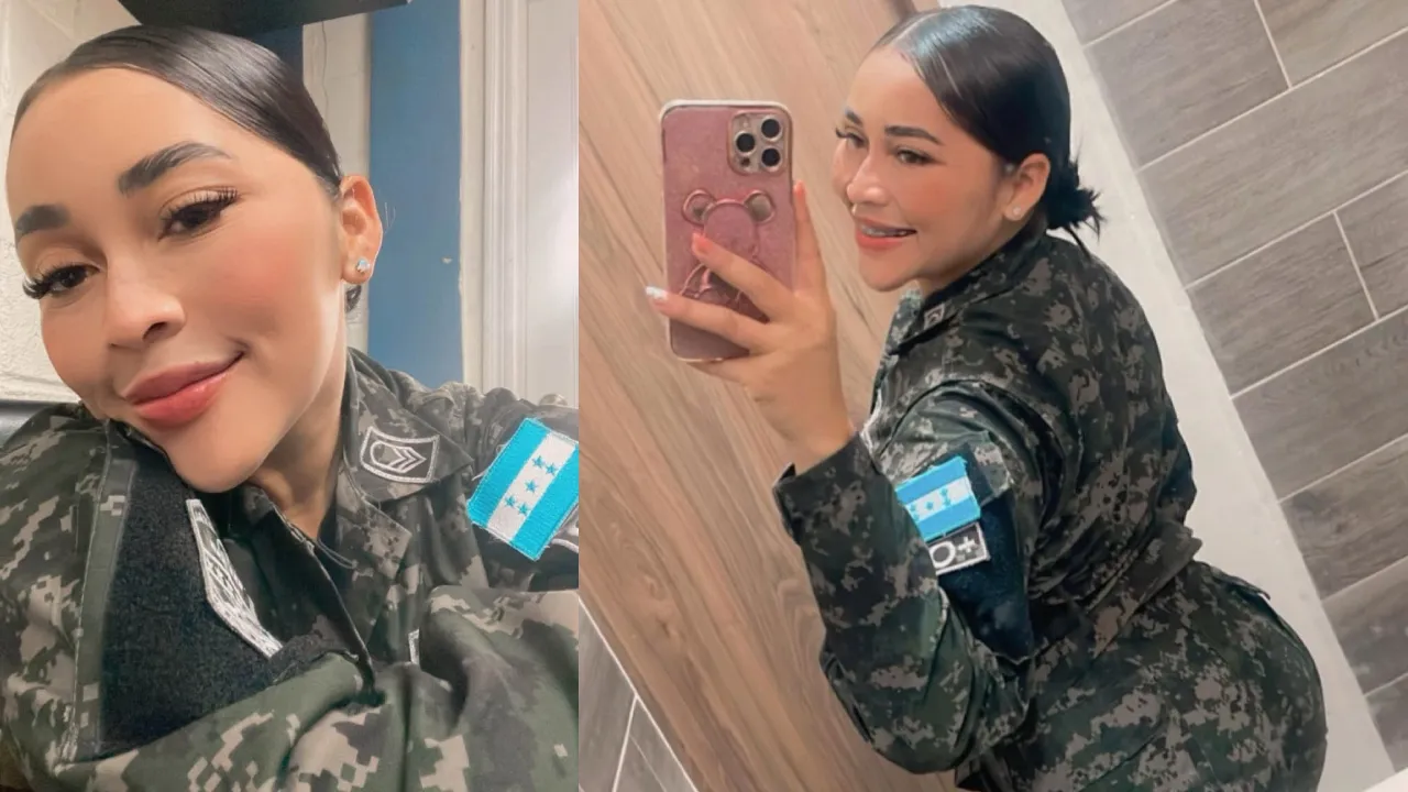 Ella es Sophia Matute, la militar hondureña que causa sensación en redes sociales