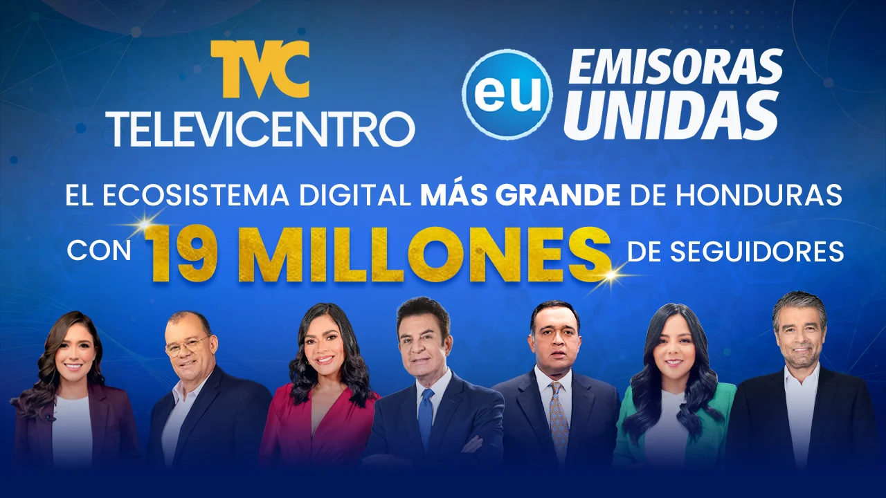 Imagen Principal de Nota: Televicentro y Emisoras Unidas: el ecosistema digital más grande de Honduras con 19 millones de seguidores
