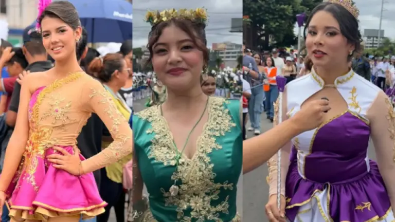 Imagen Principal de Nota: Este sería el vestido de palillona más caro de los desfiles del 15 de septiembre en Tegucigalpa