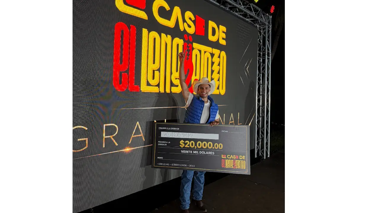 Mime el día que ganó el primer lugar de La Casa del Lengüetazo 2.