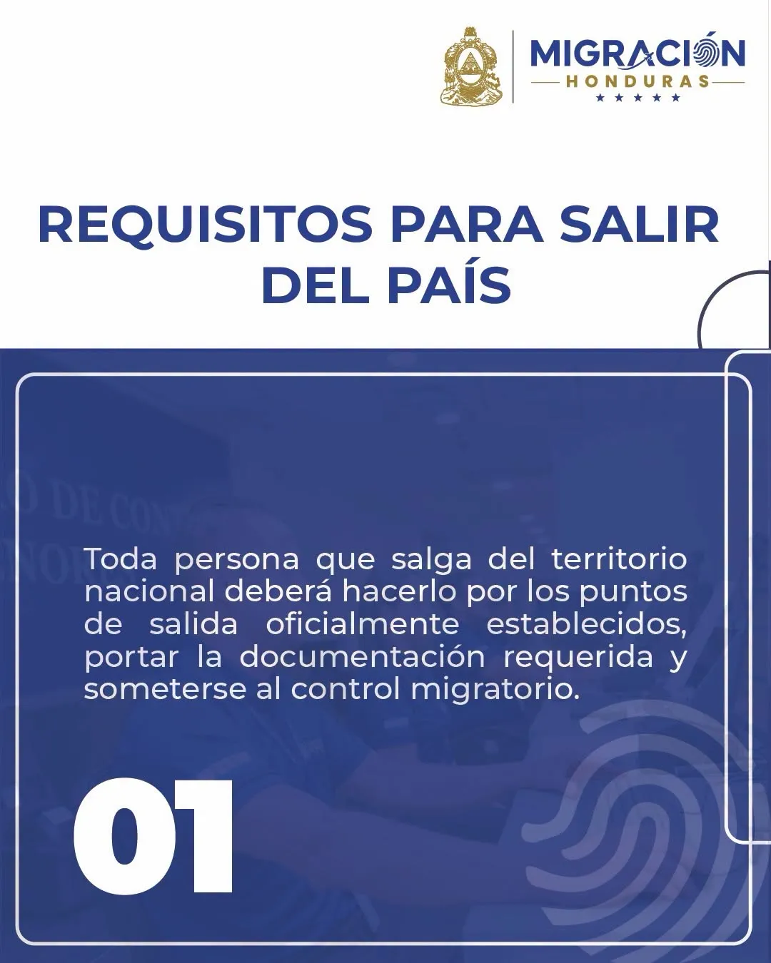 REQUISITOS SALIR DEL PÁIS.