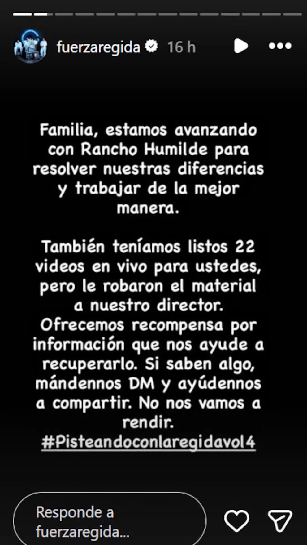 AVISO FUERZA REGIDA