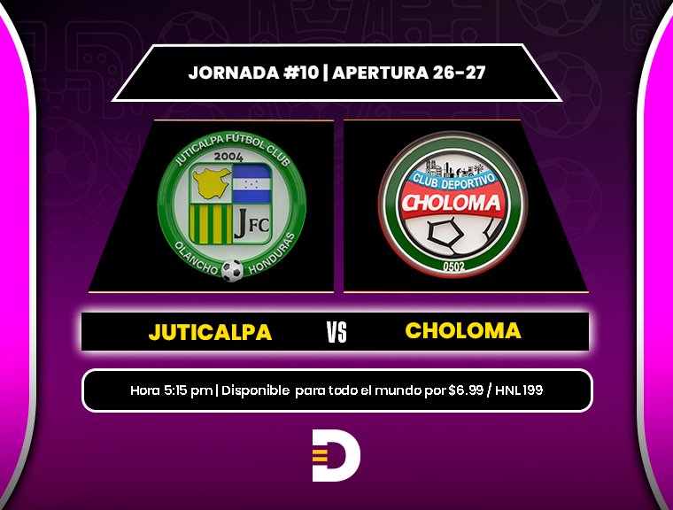 EN VIVO: Juticalpa vs. Choloma, juego disponible a nivel mundial