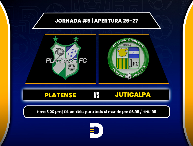 En vivo: Platense vs Juticalpa, juego disponible a nivel mundial