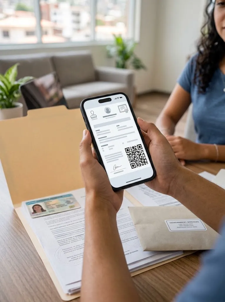 DOCUMENTOS POR TRAMIITES EN LINEA 