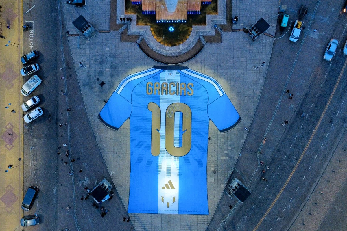 Imagen homenaje a Messi