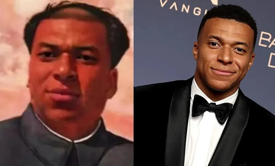 Durante una entrevista, Mbappé mencionó un meme que colocaba su rostro sobre el de un personaje al que describió como un “dictador chino”. La imagen hacía referencia a Mao Zedong. Foto: tomada de Internet