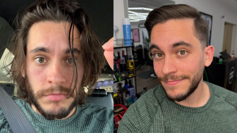 Imagen Principal de Nota: Carlos Eduardo Espina se despide de su larga cabellera y estrena nuevo look