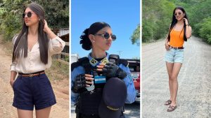 Imagen de 'Arrésteme, preciosa': policía hondureña causa furor en redes con sus fotos