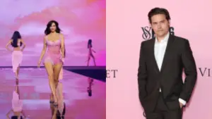 Imagen de Dylan Sprouse y su reacción al ver a Barbara Palvin en desfile de Victoria’s Secret