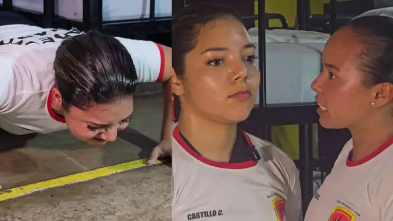 Imagen Principal de Nota: Dunia Santos se fue de cadete a la ANAPO y así le cambió la cara