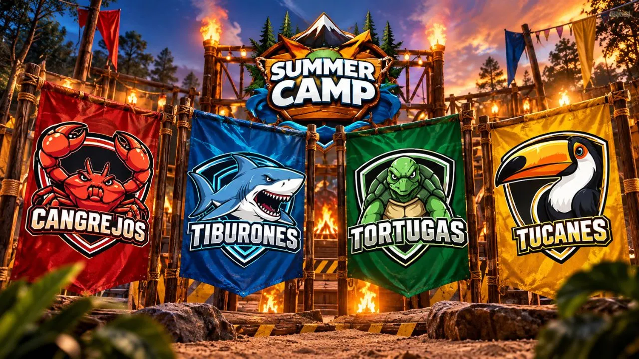 Summer Camp llega a su final: Cangrejos, Tiburones, Tortugas y Tucanes van por el título