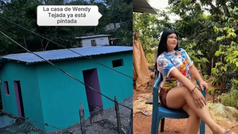 Imagen Principal de Nota: Wendy Tejada muestra fallas en su nueva casa: 'Por ese lado se mete'